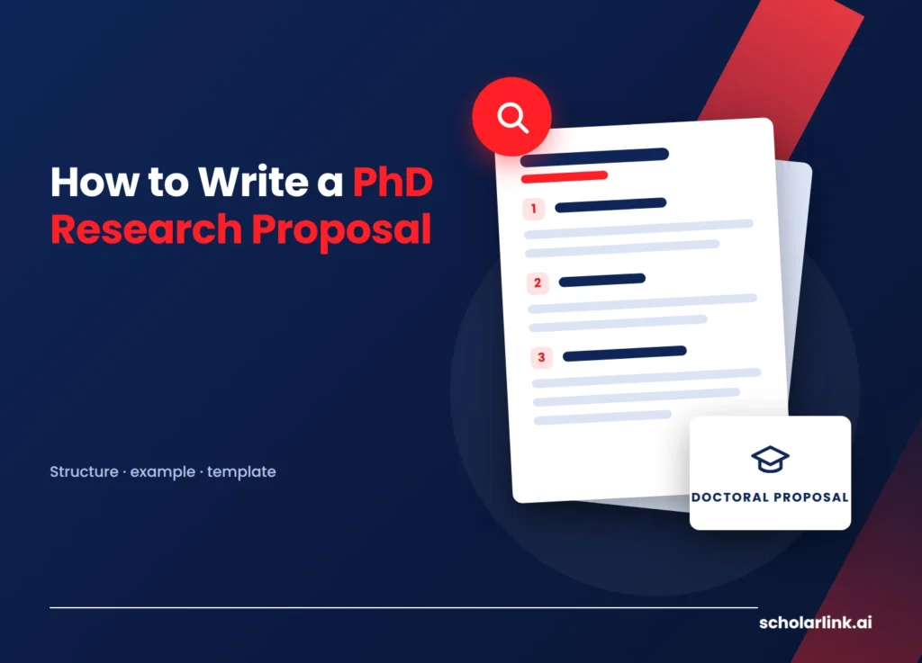 Writing a PhD research proposal in an academic study space