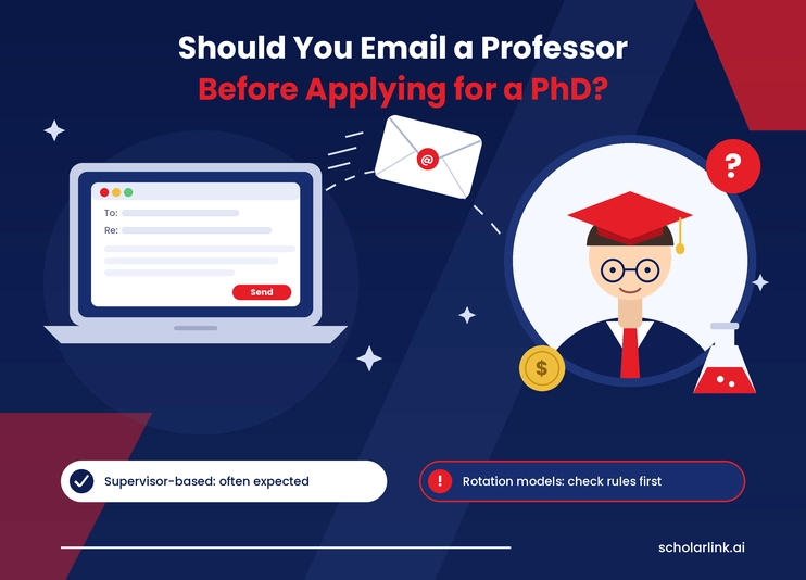 writing email to professor for phd