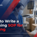 sop for nursing
