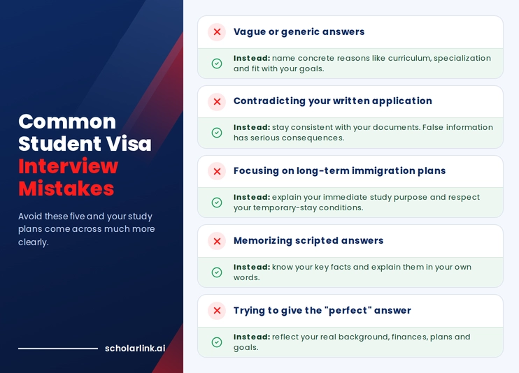Common Canadian Student Visa Interview Mistakes