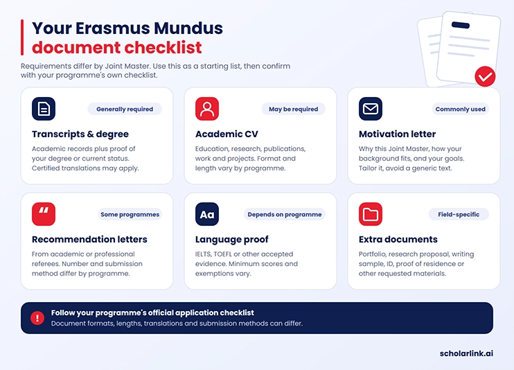 Erasmus Mundus funding for international students