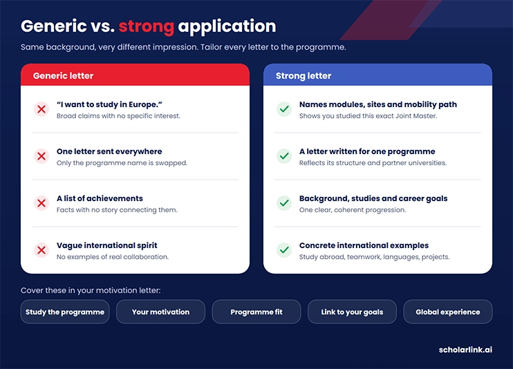 Write a Strong Erasmus Mundus Application