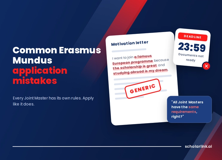 Erasmus Mundus Application Mistakes